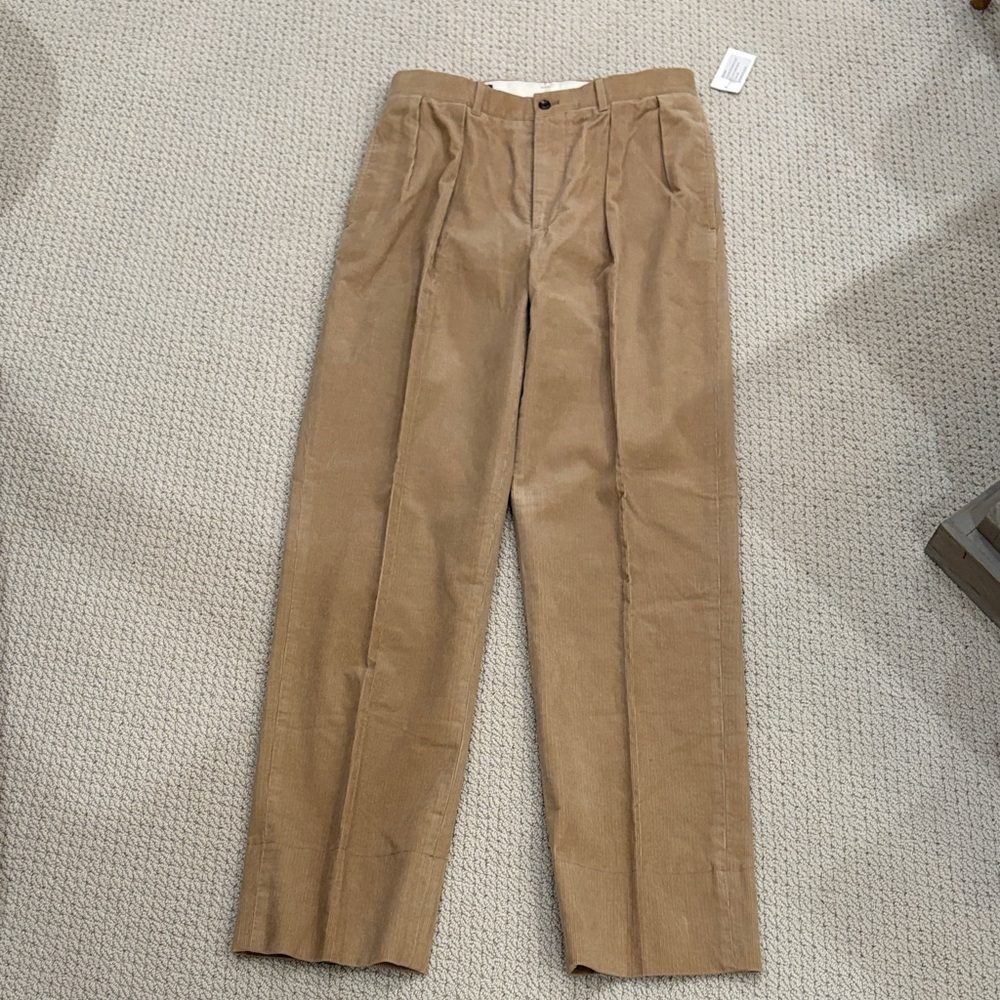 Ralph Lauren Men's Beige Corduroy Trousers